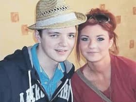 Kristian with girlfriend Emily