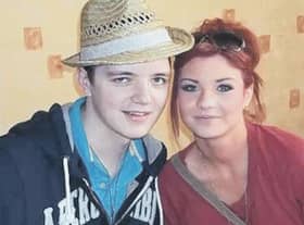 Kristian with girlfriend Emily