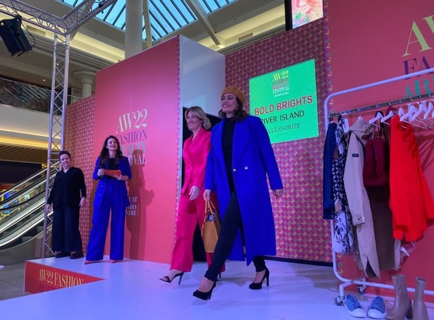 The catwalk shows run today, October 1 and tomorrow, October 2.