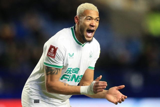 Joelinton’s energy is a huge feature of the midfield trio and the Brazilian’s willingness to do all the unheralded work is a major asset for the team.