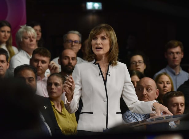 <p>Question Time host Fiona Bruce </p>