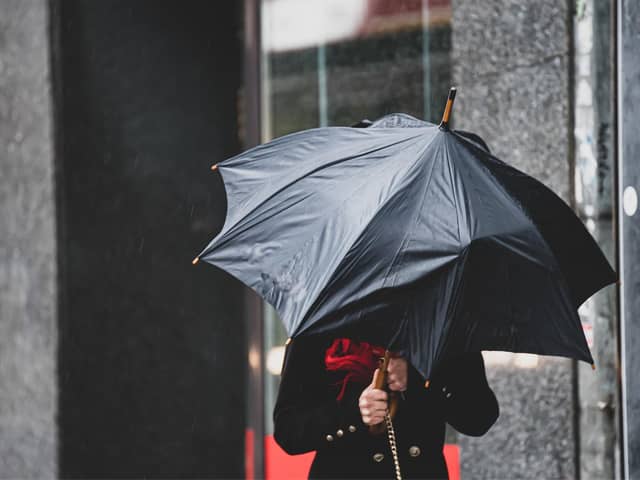Rain and wind are expected today