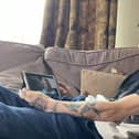 Davey Bratton, 35,  an ex-smoker whose mum Maggie’s story went around the world
