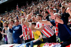 Sunderland fans at MK Dons.
