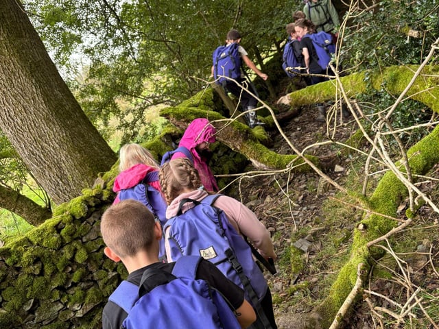 St Columba's Catholic Primary pupils visit High Borrans