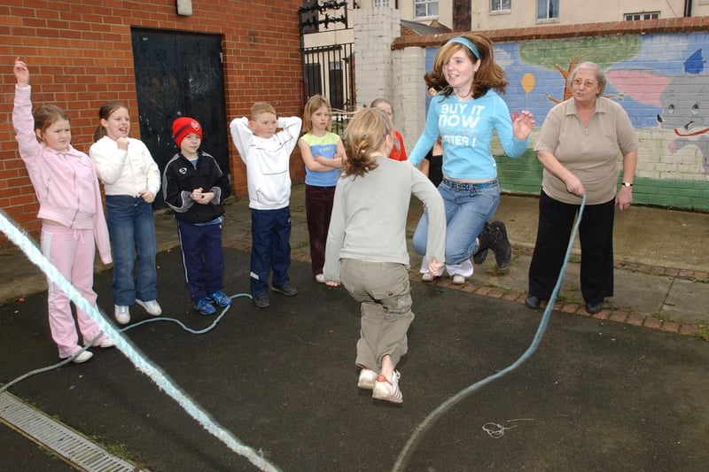 Traditional games were enjoyed by children at the Salvation Army centre in Southwick in 2007. Are you pictured?
Or perhaps you remember some of the games that our Wearside Echoes followers played such as 2 baller (a game involving 2 tennis balls which you threw against a wall while you sang a rhyme).