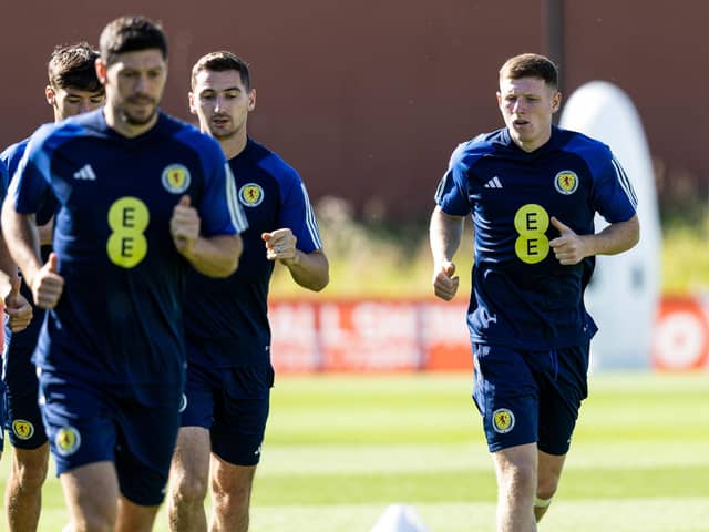 Elliot Anderson picked up a knock in Scotland training and withdrew from the squad.