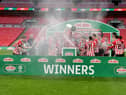 Sunderland won the Papa John's Trophy final at Wembley, beating Tranmere Rovers.