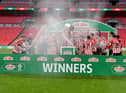 Sunderland won the Papa John's Trophy final at Wembley, beating Tranmere Rovers.