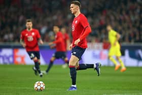 Newcastle United target Sven Botman in action for Lille (Photo by Catherine Ivill/Getty Images)