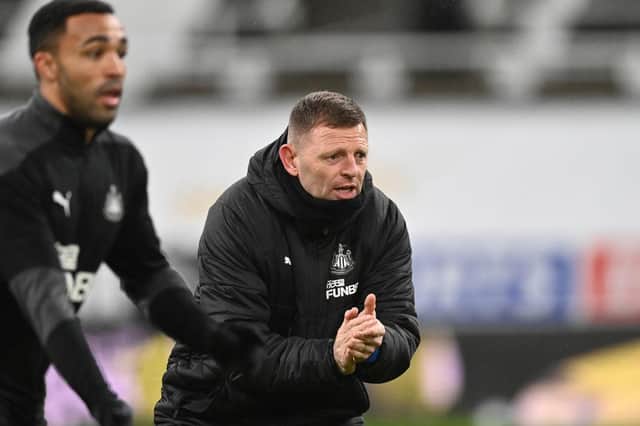 Graeme Jones joined Newcastle United's coaching staff in late January. (Photo by Stu Forster/Getty Images)