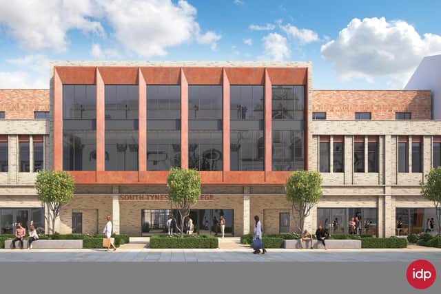New CGI images of relocated college site in South Shields town centre.