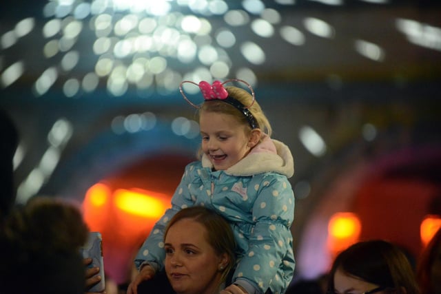 South Shields Christmas lights switch on.