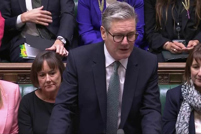 Sir Keir Starmer speaks at Prime Minister’s Questions.