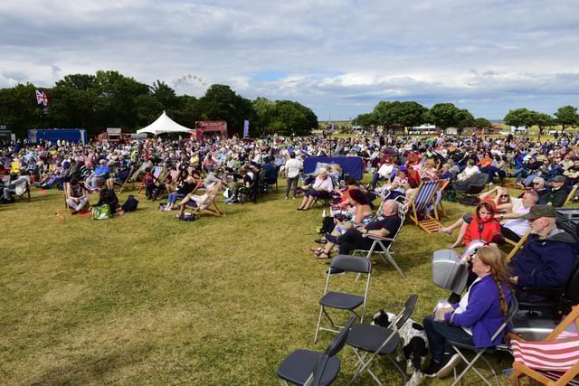 Proms in the Park in South Shields on Sunday.