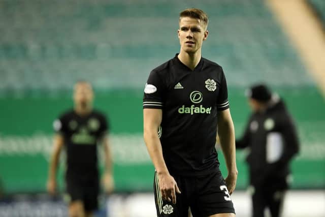 Newcastle United are tipped to win the race to sign Celtic defender Kristoffer Ajer. (Photo by Ian MacNicol/Getty Images)