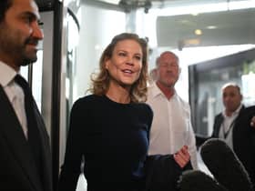 Newcastle United's new director Amanda Staveley. (Photo by OLI SCARFF/AFP via Getty Images)