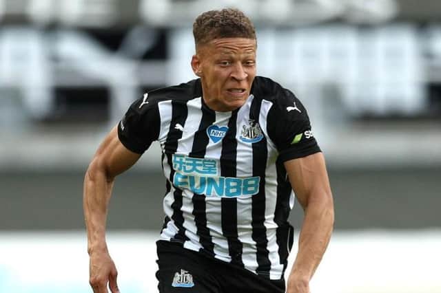 Dwight Gayle limped out of Newcastle United's pre-season opener.