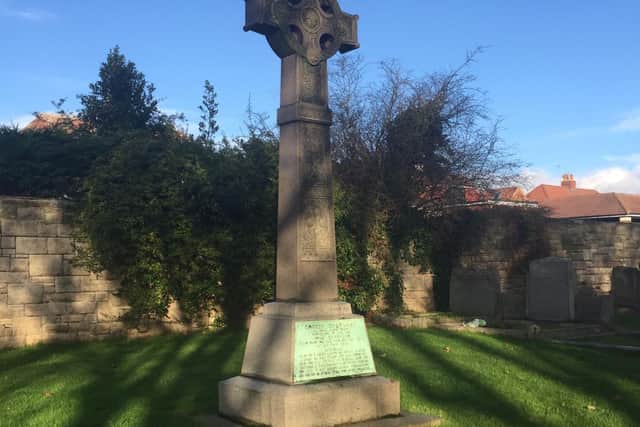 Robert Readhead's grave at the nearby Harton Cemetery