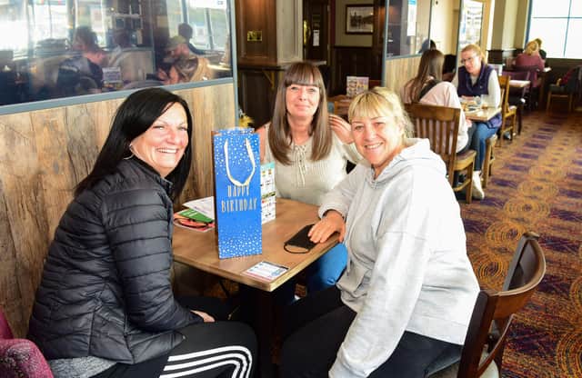 Picture at The Wouldhave, South Shields, Christine Barnes, Michelle Anderson and Diane Everett