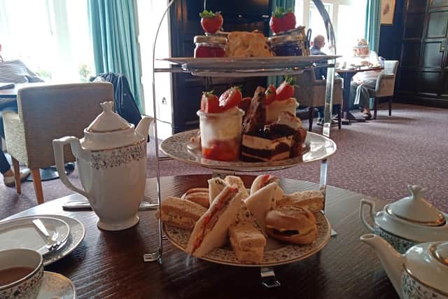 Afternoon tea - too much for us in one sitting!