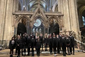 Thornhill Academy Choir perform at Durham Cathedral