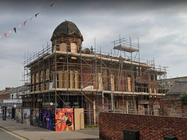 The Victoria Hall in Fowler Street, South Shields, faces demolition.