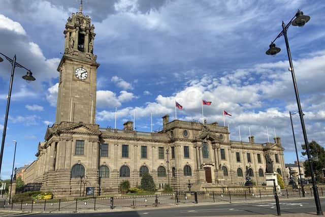 According to Public Health England data South Tyneside has the lowest coronavirus case rate for the region. Pictured is South Shields Town Hall.