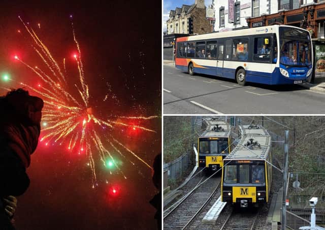 Bus and Metro timetables are likely to be disrupted due to New Year's Eve.