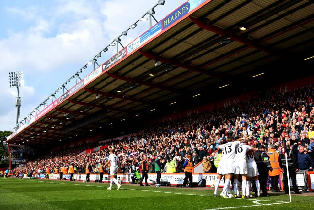 Premier League fans in ground, April 2019. (Photo by Justin Setterfield/Getty Images)