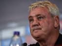 Steve Bruce speaks to the media during the club's pre-season tour of China in 2019.
