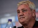 Steve Bruce speaks to the media during the club's pre-season tour of China in 2019.
