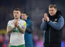 Newcastle United captain Kieran Trippier and head coach Eddie Howe at Selhurst Park in January.