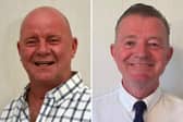 Victorious Jay Potts (right) won the seat for Labour after John Robertson (left) failed get re-elected after his resignation.
