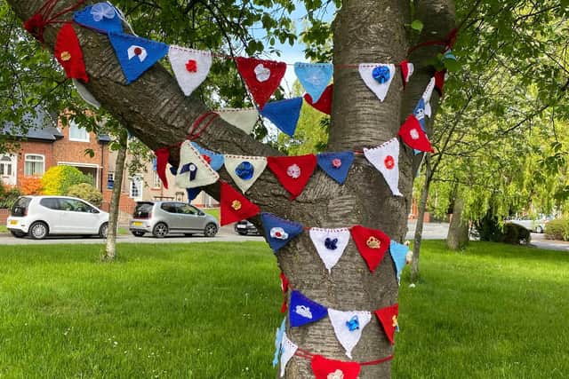 The Knit and Craft Group have created some spectacular jubilee bunting.