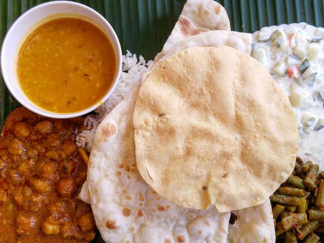 A full Indian takeaway. Simply the breakfast of champions.