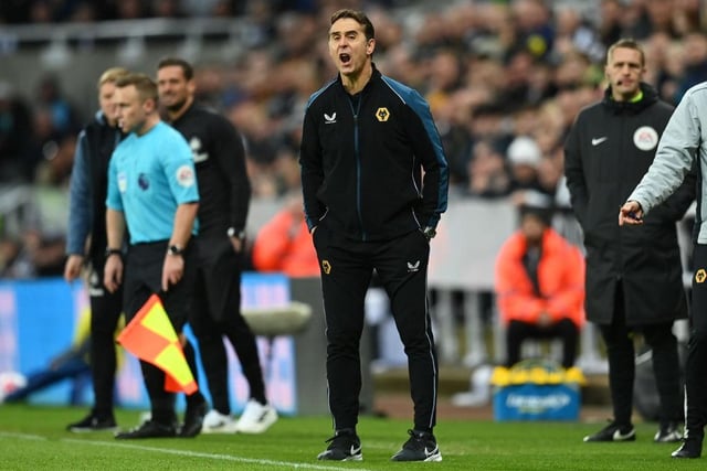 Wolves have improved under Lopetegui but remain in the group of nine at the bottom of the league fighting for their lives. They sit just three points above the relegation zone but will feel they, under Lopetegui, have enough quality to keep their heads above water.