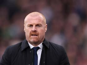 Sean Dyche, Manager of Everton, looks on during the Premier League match between Crystal Palace and Everton FC at Selhurst Park on April 22, 2023 in London, England. (Photo by Warren Little/Getty Images)
