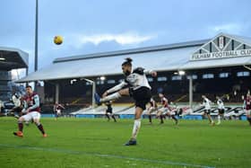 Former Fulham defender Michael Hector is training with Luton Town (Photo by GLYN KIRK/AFP via Getty Images)