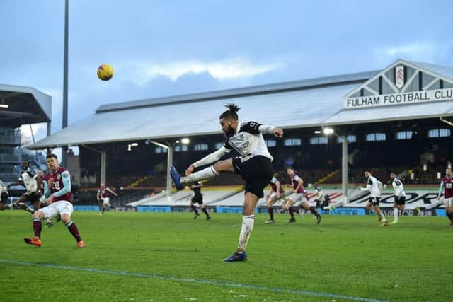 Former Fulham defender Michael Hector is training with Luton Town (Photo by GLYN KIRK/AFP via Getty Images)