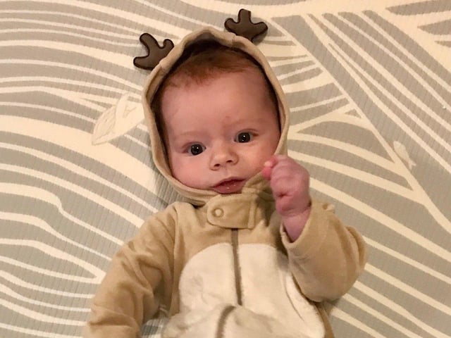 Three-month-old Mason. Picture: Sharon Gilchrist