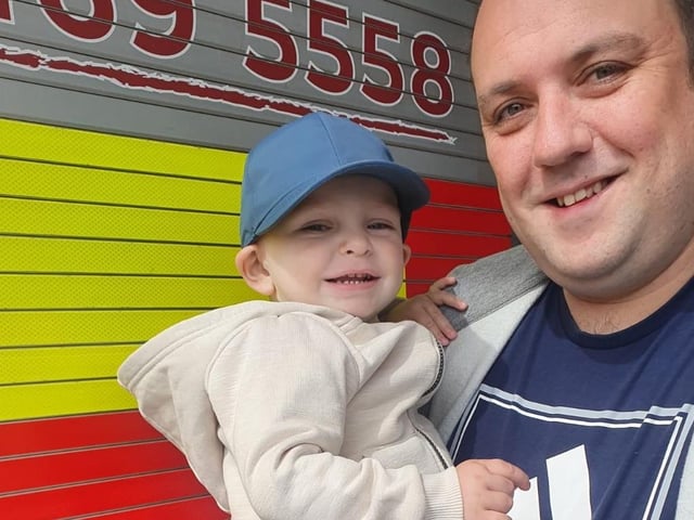 Lesley Elliott said: "Happy Father's Day to the Best Daddy. I love you more than words can say your Gorgeous Boy Aidan.”