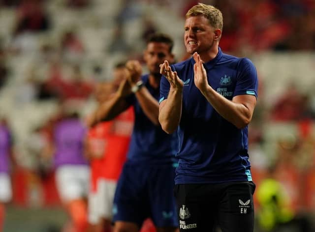Newcastle United head coach Eddie Howe.