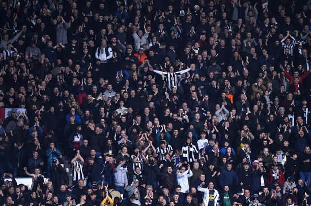 Newcastle United supporters.