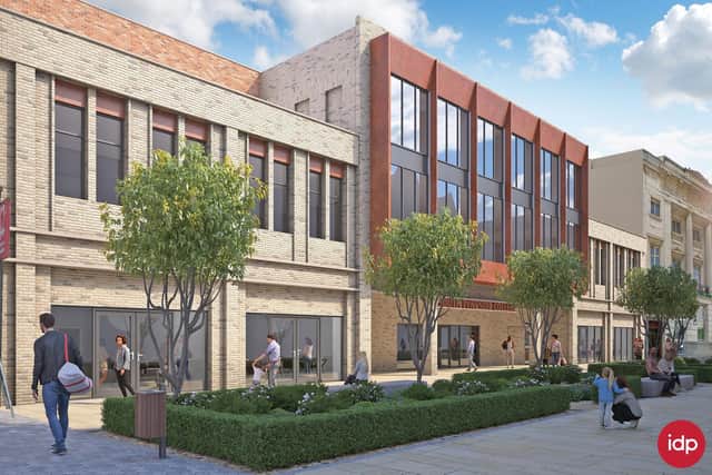 CGI impressions of planned South Tyneside College campus in South Shields town centre.