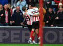Ross Stewart celebrates his goal against Sheffield Wednesday
