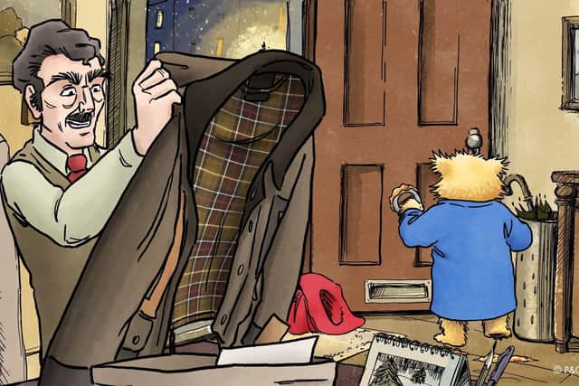 Paddington buys a Re-loved jacket for Mr Curry