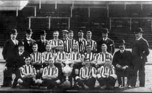 Sunderland AFC's championship winning squad of 1901-02.