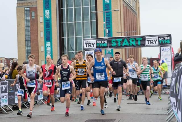 The first triathlon events will take place in Newcastle and Gateshead this summer.