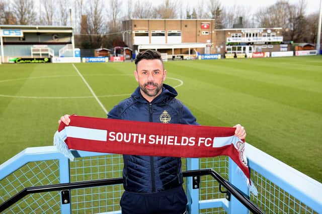 South Shields were defeated by Warrington Town in the play-off semi-final